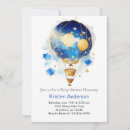 Pesquisar por blue hot air balloon convites Elegante