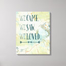 Pesquisar por seta impressão de canvas Mapas do viagem