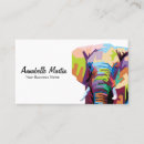 Pesquisar por elefante cartao de visita Colorido