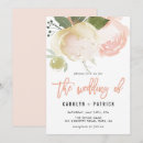 Pesquisar por cor de rosa e branco 13 18 horizontal casamento convites Aquarela