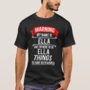Pesquisar por ella camisetas Nome