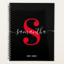 Pesquisar por vermelho e preto padrao agendas For her