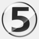 Pesquisar por número 5 adesivos Números