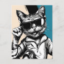 Pesquisar por gato retro cartoes postais Gatinho
