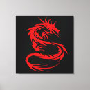 Pesquisar por dragão vermelho impressão de canvas Abstrato