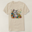 Pesquisar por gato borboleta camisetas Ilustração