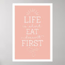 Pesquisar por a vida é curta pôsteres Tipografia