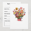 Pesquisar por mãe aniversário convites Flores