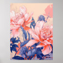 Pesquisar por sangue azul pôsteres Floral