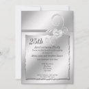 Pesquisar por prata convites aniversário casamento Vinte e cinco