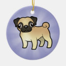 Pesquisar por pug bonito ornamentos Animal de estimação