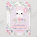 Pesquisar por primeiro aniversario coelho convites Girl