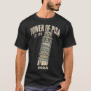 Pesquisar por torre inclinada de pisa italia camisetas Lembrança