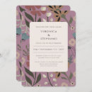 Pesquisar por verde roxo casamento convites Vintage