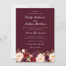 Pesquisar por floral do marsala casamento convites Burgundy