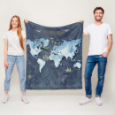 Pesquisar por mapa do mundo mantas Azul