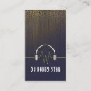 Pesquisar por dj auscultadores cartao de visita Profissional