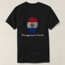 Pesquisar por bandeira de paraguai camisetas Impressão digital