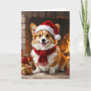 Pesquisar por de da lareira natal cartoes Corgi