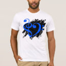 Pesquisar por coração musical camisetas Notas musicais