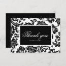Pesquisar por damasco preto e branco cartoes De agradecimentos