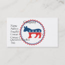 Pesquisar por partido político cartao de visita Democrata