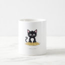 Pesquisar por gatos pretos canecas Gato preto e branco