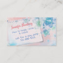 Pesquisar por coral e azul cartao de visita Flores