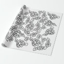 Pesquisar por desenho preto branco papel de presente Floral