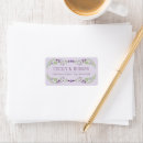 Pesquisar por casamento roxo etiquetas endereco retorno Bride