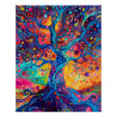 Pesquisar por árvore de vida colorida artes pôsteres Moderno