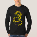 Pesquisar por dragão chinês camisetas Ouro