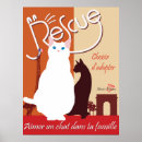 Pesquisar por gato francês pôsteres Retro