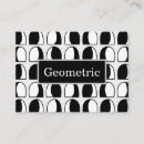 Pesquisar por geométrico preto e branco cartao de visita Padrão