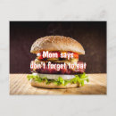 Pesquisar por hamburguer cartoes postais For him