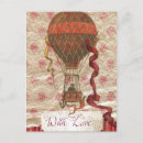 Pesquisar por balão romântico cartoes postais Balão de ar quente