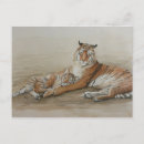 Pesquisar por gato selvagem cartoes postais Aquarela