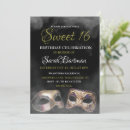 Pesquisar por sweet 16 masquerade party convites Mascarada
