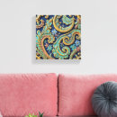 Pesquisar por paisley impressão de canvas Floral