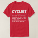 Pesquisar por piada da bicicleta camisetas Ciclista