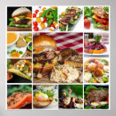 Pesquisar por restaurante comida pôsteres Colagem