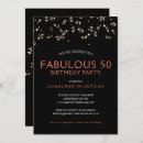 Pesquisar por dos anos 50 aniversário convites Preto
