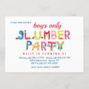 Pesquisar por partido de descanso convites De festas do sleepover