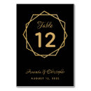 Pesquisar por ouro metálico cartoes de mesa Moderno