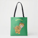 Pesquisar por tigre bonito bolsas tote Desenho animado