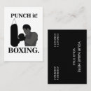 Pesquisar por boxe cartao de visita Instrutor