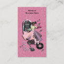 Pesquisar por anos 50 cartao de visita Rosa