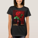 Pesquisar por pinturas da rosa vermelha camisetas Vermelho