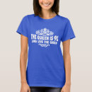 Pesquisar por a rainha é 90 camisetas Engraçado