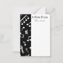 Pesquisar por musical notas cartões de notas Professor de música